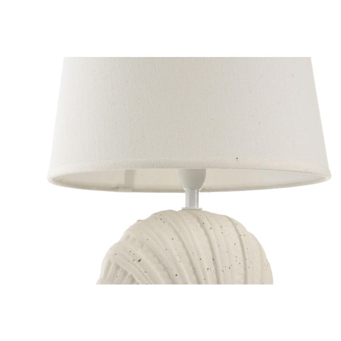 DKD Home Decor Lampara Sobremesa Mediterraneo Crudo Blanco 25x41x25 cm E14 25W 1 DKD Home Decor Lampara Sobremesa Mediterraneo Crudo Blanco 25x41x25 cm E14 25W 1