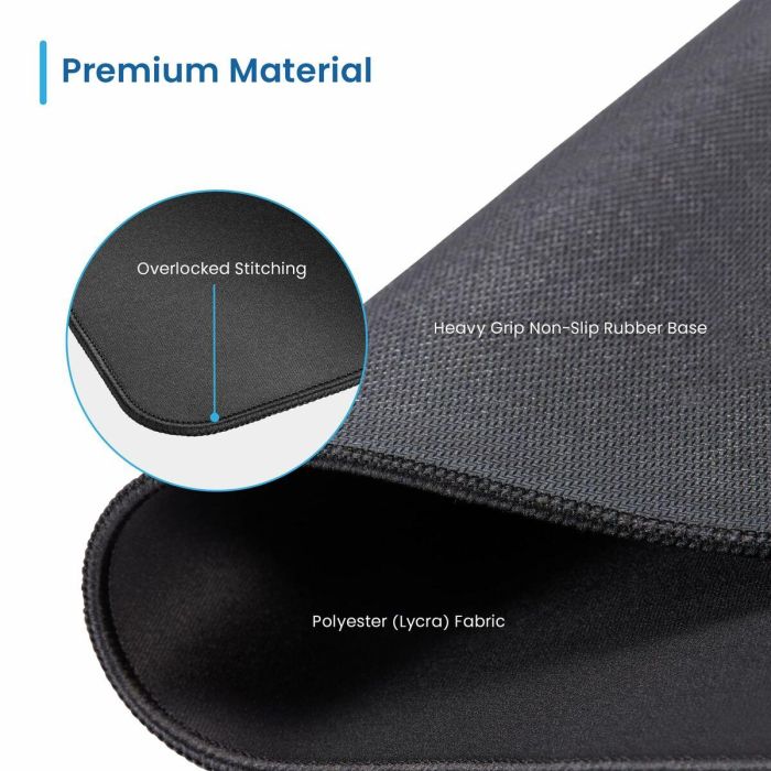 Ewent Alfombrilla Ew3182 Poliéster 900x400x3 mm para Ratón y Teclado, Oficina y Juegos 9