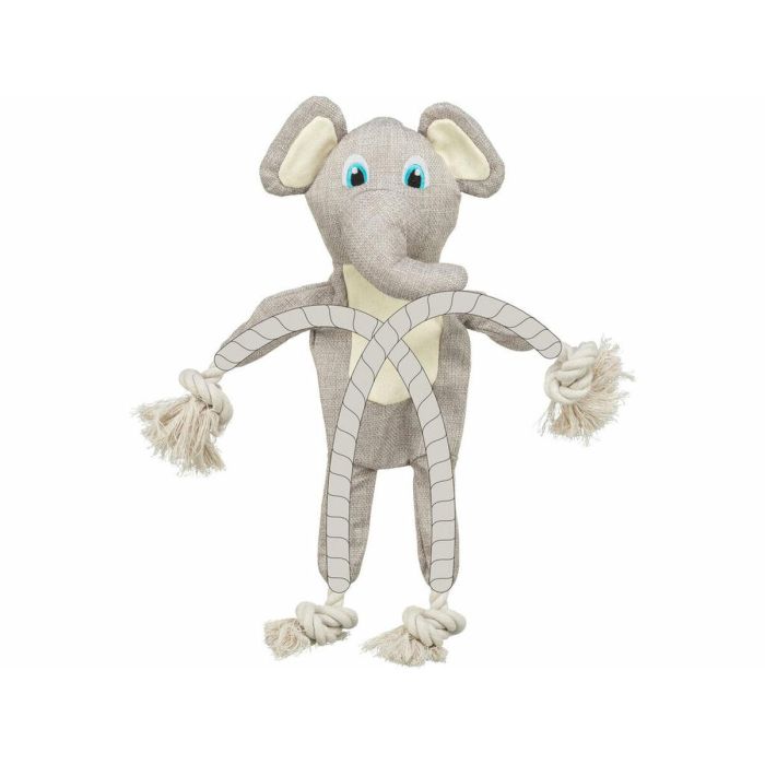 Peluche para perros Trixie Poliéster Elefante 42 cm 2 Peluche para perros Trixie Poliéster Elefante 42 cm 2