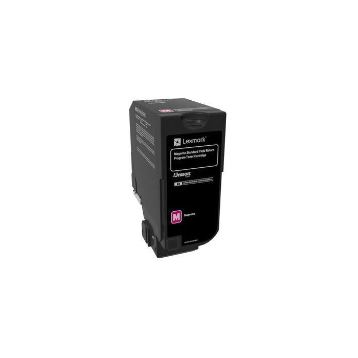 Lexmark 7K Magenta Return Program Toner Cartridge (CS72x, CX725) Lexmark 7K Magenta Return Program Toner Cartridge (CS72x, CX725)