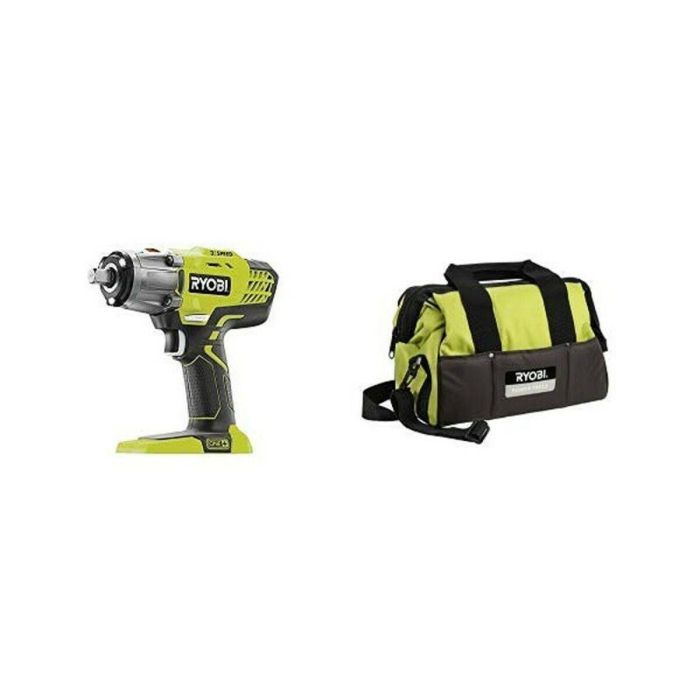 Ryobi One + Llave de impacto 18 V, 400 Nm de par, 3 velocidades, iluminación LED triple, fijación cuadrada, adaptador hexagonal 1/4" 0 Ryobi One + Llave de impacto 18 V, 400 Nm de par, 3 velocidades, iluminación LED triple, fijación cuadrada, adaptador hexagonal 1/4" 0