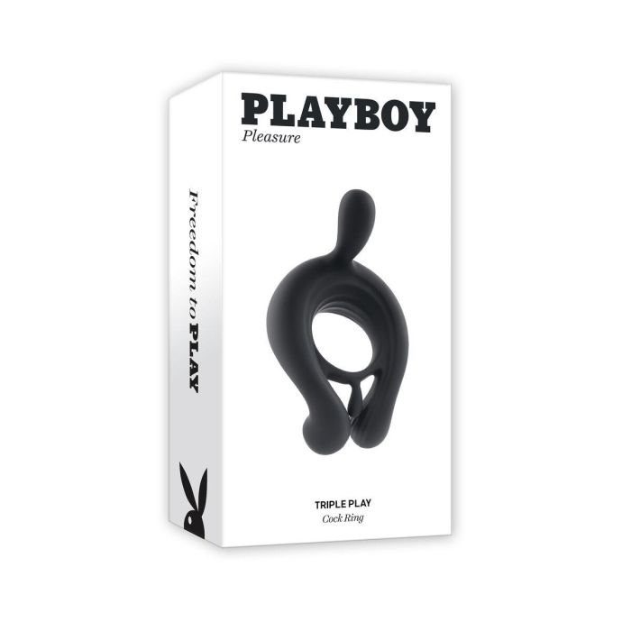Anillo para el Pene Playboy Playboy Negro 21