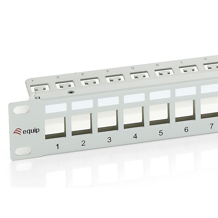 Equip Patchpanel 24x Cat6 19" FTP 1HE Keystone Montage gr 1