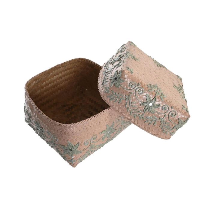 Juego de Cestas DKD Home Decor Multicolor Bambú Boho 27 x 27 x 23 cm 1 Juego de Cestas DKD Home Decor Multicolor Bambú Boho 27 x 27 x 23 cm 1