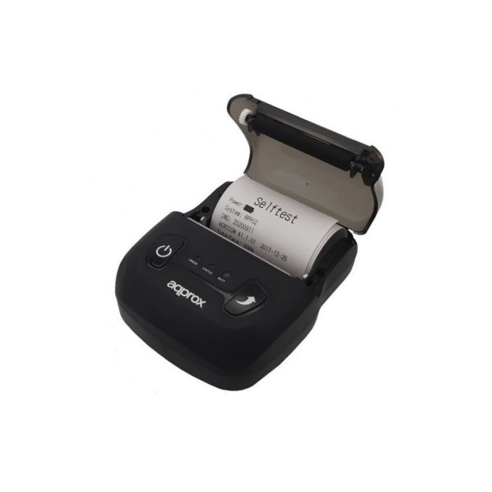 Approx appPOS58PORTABLE+ Impresora de Tickets Térmica Portátil 58mm USB Bluetooth Negro - Compatible Android, Windows, Mac, Linux 2 Approx appPOS58PORTABLE+ Impresora de Tickets Térmica Portátil 58mm USB Bluetooth Negro - Compatible Android, Windows, Mac, Linux 2