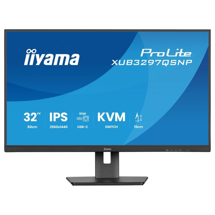 iiyama Monitor XUB3297QSNP-B1 32" (81,28cm) IPS 2560x1440 1ms USB-C Dock LAN/95W PD 13 iiyama Monitor XUB3297QSNP-B1 32" (81,28cm) IPS 2560x1440 1ms USB-C Dock LAN/95W PD 13