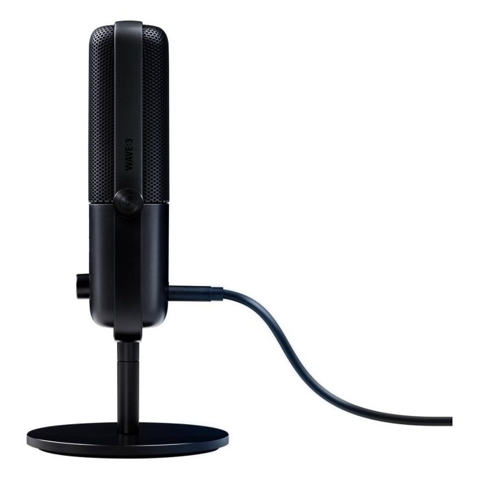Elgato Wave:3 Micrófono de Superficie USB 24 bit 96 kHz Negro Inalámbrico