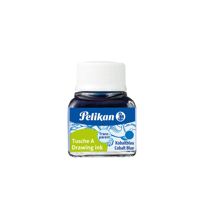 Tinta China Pelikan Frasco 10 Ml. Azul Cobalto (523-8) (201574)