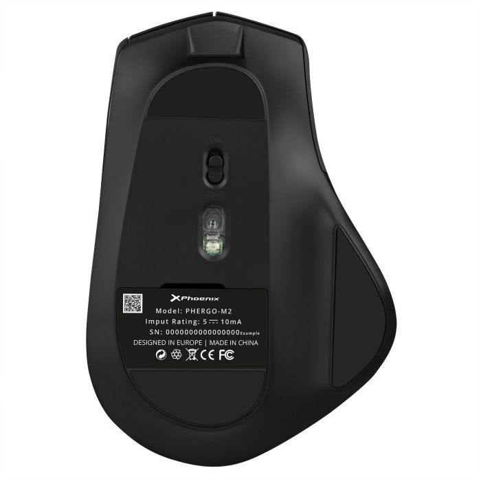 Ratón Inalambrico Bluetooth Phoenix Ergo M2 6 Ratón Inalambrico Bluetooth Phoenix Ergo M2 6
