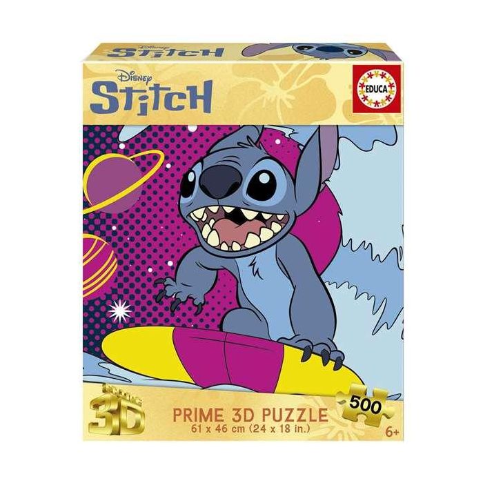 Educa Puzzle 500 piezas Stitch 3D Lenticular Puzzle 1 Educa Puzzle 500 piezas Stitch 3D Lenticular Puzzle 1