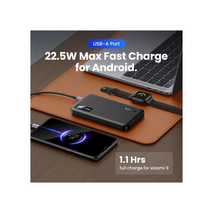 UGREEN UG25742 Batería Externa Power Bank Ión de Litio 10000 mAh Carga Rápida Negro 2 UGREEN UG25742 Batería Externa Power Bank Ión de Litio 10000 mAh Carga Rápida Negro 2