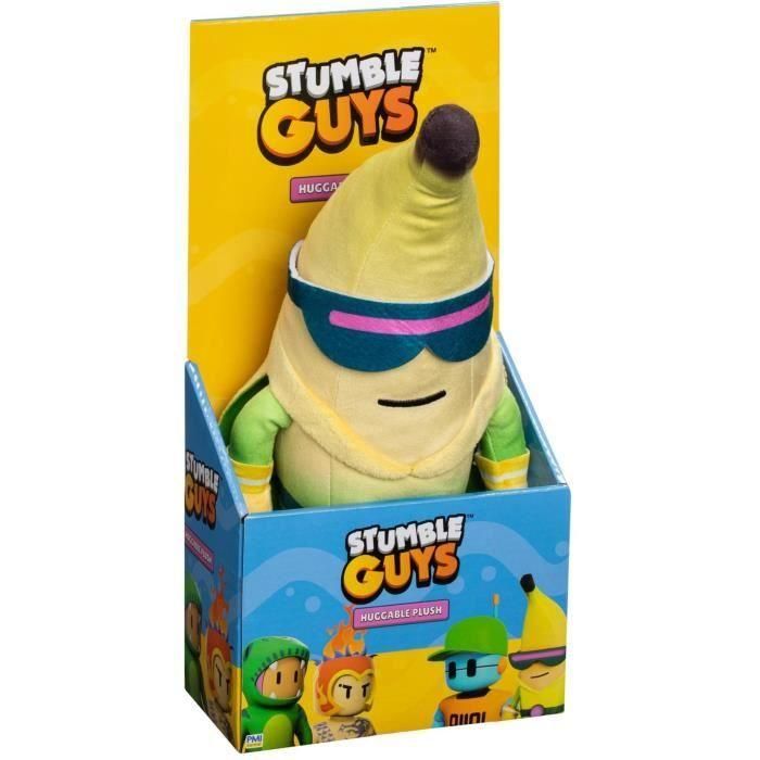 Peluche grande - BANDAI - Stumble Guys - Super Banana - 30 cm 1 Peluche grande - BANDAI - Stumble Guys - Super Banana - 30 cm 1