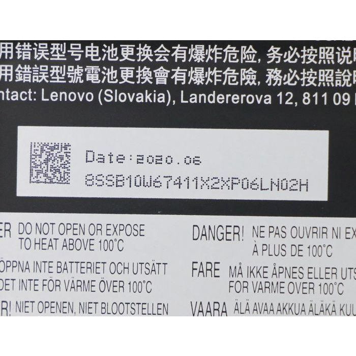Lenovo Battery for Lenovo devices, 11.4V voltage, 45Wh capacity, 3 cells, 4000 mAh, lightweight design for reliable use. 3 Lenovo Battery for Lenovo devices, 11.4V voltage, 45Wh capacity, 3 cells, 4000 mAh, lightweight design for reliable use. 3
