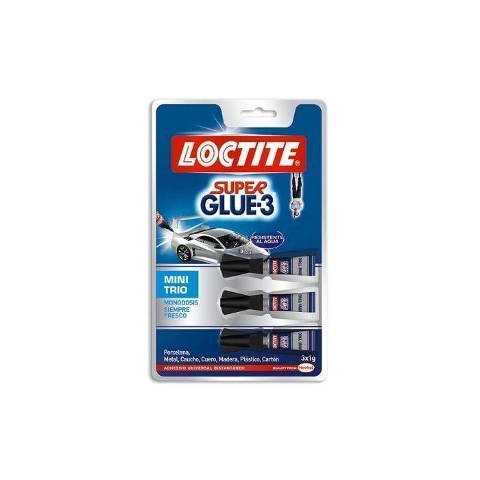 Pegamento Loctite Super Glue 3 1 gr Blister Mono Dosis Pegamento Loctite Super Glue 3 1 gr Blister Mono Dosis
