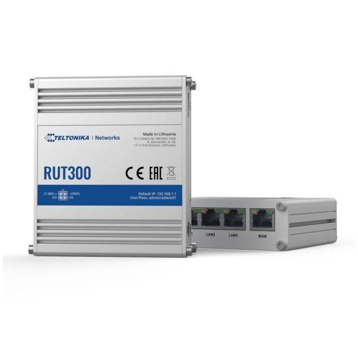 Teltonika Networks RUT300 Industrial Ethernet Router Teltonika Networks RUT300 Industrial Ethernet Router