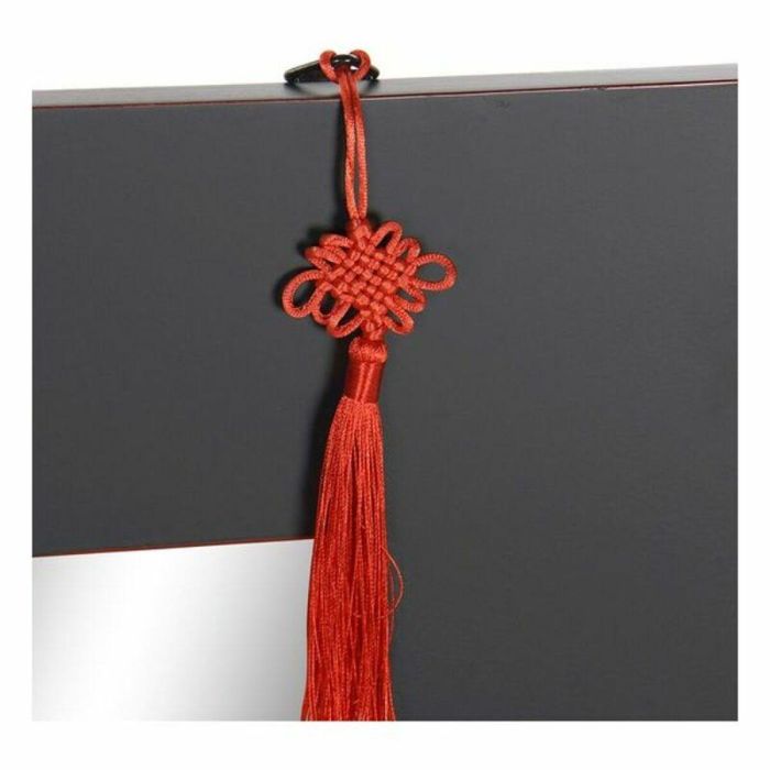 Espejo de pared DKD Home Decor Negro Rojo Oriental 70 x 2 x 90 cm 2