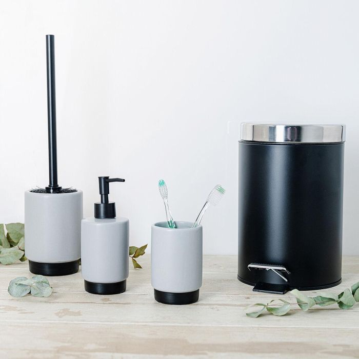 Dispensador de Jabón Quid Cabinet Gris Cerámica 1