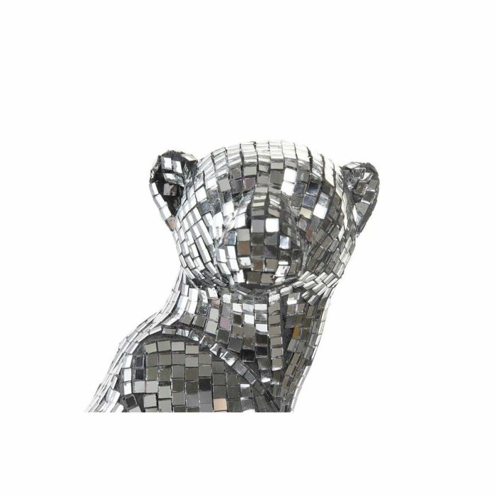 DKD Home Decor Figura Decorativa de Leopardo Moderno, Resina Plateada, 16 x 31.5 x 19.5 cm, Decoración Hogar 1 DKD Home Decor Figura Decorativa de Leopardo Moderno, Resina Plateada, 16 x 31.5 x 19.5 cm, Decoración Hogar 1