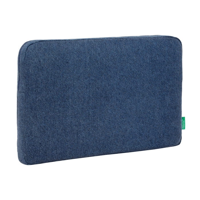 Funda para Portátil Benetton Denim Azul 15,6'' 39,5 x 27,5 x 3,5 cm 1