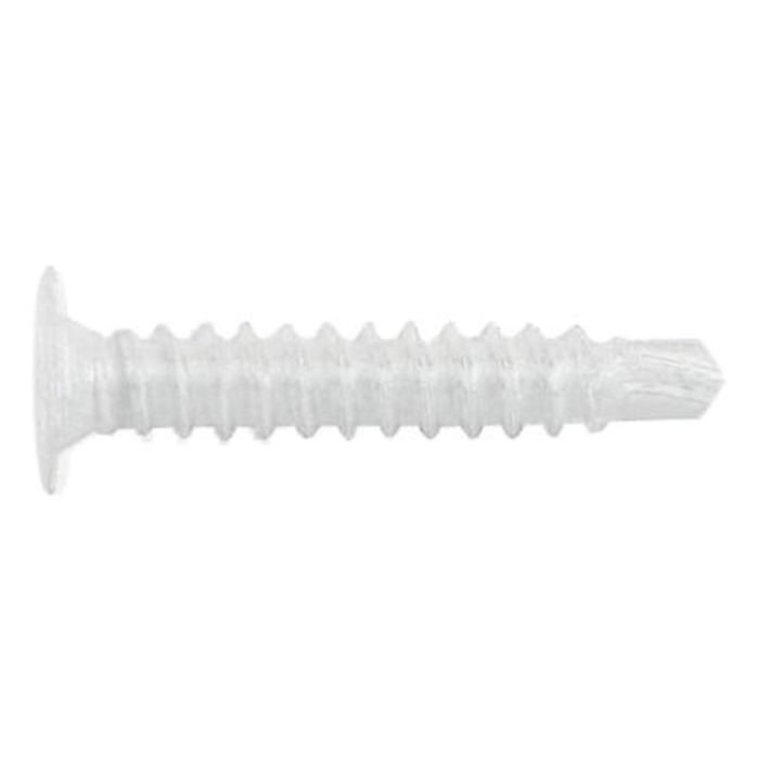 INDEX Torn.Extpl 4.2-14Mm Tornillo Broca Cabeza Extraplana Blanco Pack de 100 Unidades