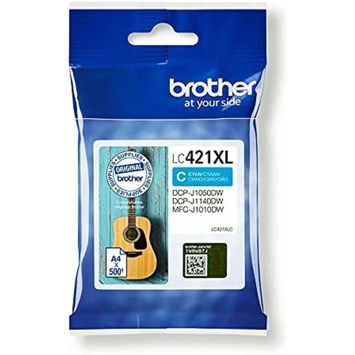 Cartucho de Tinta Original Brother MFC-J1010DW / DCP-J1050DW Cian (5 Unidades) 2 Cartucho de Tinta Original Brother MFC-J1010DW / DCP-J1050DW Cian (5 Unidades) 2
