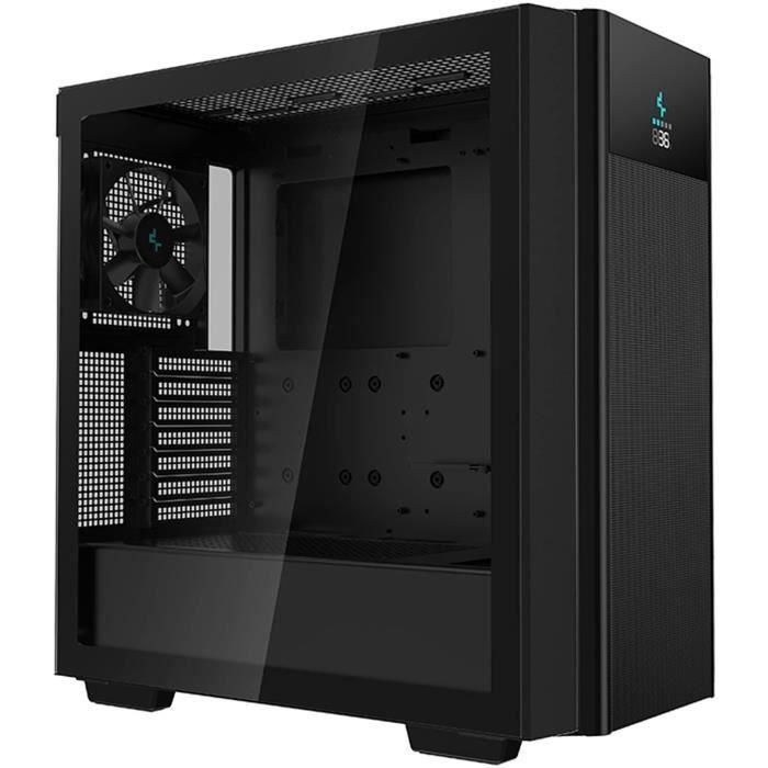 Caja de PC sin fuente de alimentación - DEEPCOOL CH510 Mesh Digital (Negro) - Torre media - Formato E-ATX 1 Caja de PC sin fuente de alimentación - DEEPCOOL CH510 Mesh Digital (Negro) - Torre media - Formato E-ATX 1