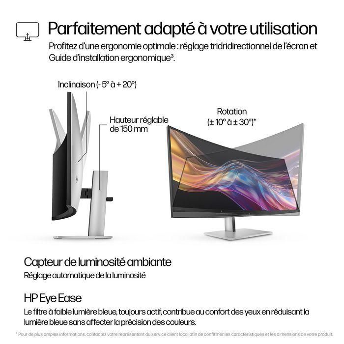 HP 738pu Monitor Series 7 Pro 37.5" WQHD+ Thunderbolt 4 Curvo Ultrawide 7