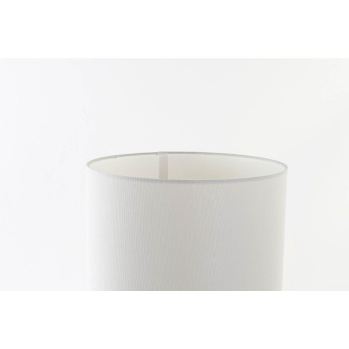 DKD Home Decor Lampara Sobremesa Glam Dorado Blanco Metal Lino 28 x 67 x 28 cm (2 Unidades) 2