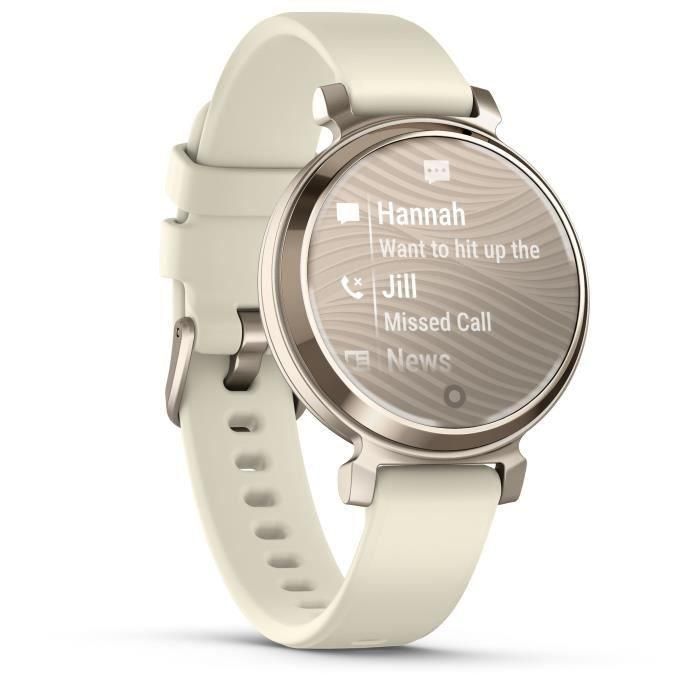 Reloj conectado - GARMIN - Lily 2 - 25,4 x 21,3 mm - Oro crema con correa en blanco coco 2 Reloj conectado - GARMIN - Lily 2 - 25,4 x 21,3 mm - Oro crema con correa en blanco coco 2