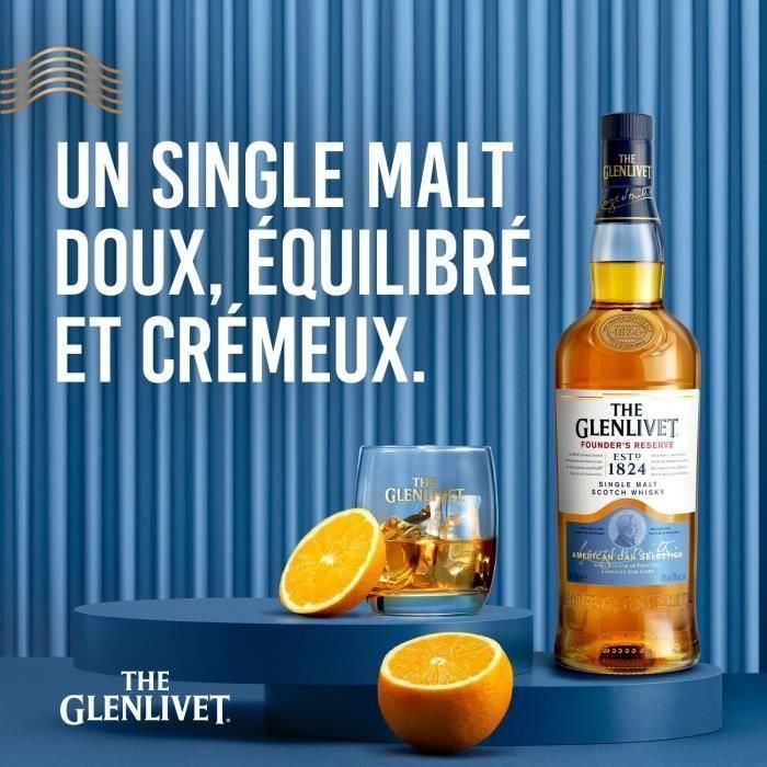 Glenlivet fundador reserva 70cl 40 ° 3 Glenlivet fundador reserva 70cl 40 ° 3