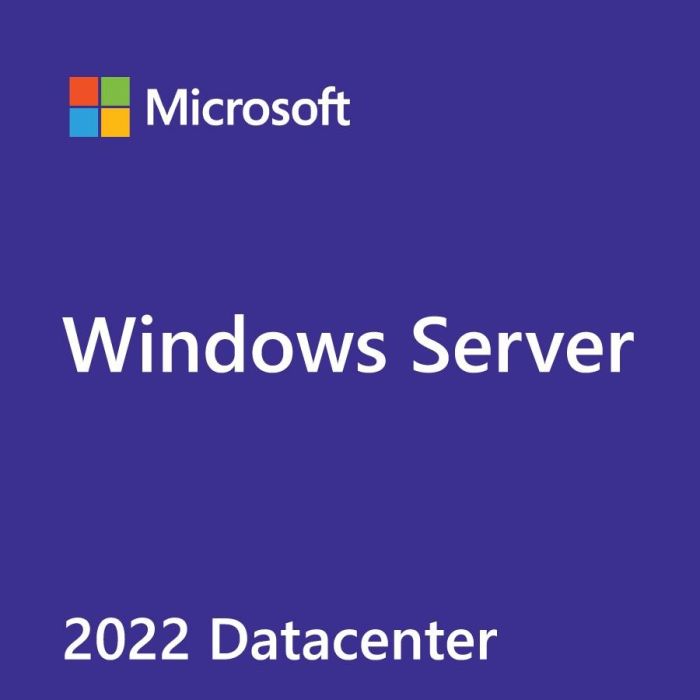 Microsoft Windows Server 2022 Datacenter 16 Core [DE] DVD - Licencia 1 Usuario Alemán