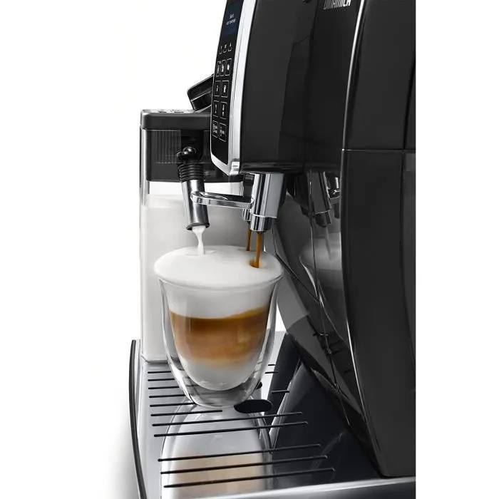 DeLonghi Máquina Espresso Dinamica ECAM 350.55.B Molinillo Integrado Espumador de Leche Negro Acero Inoxidable 2