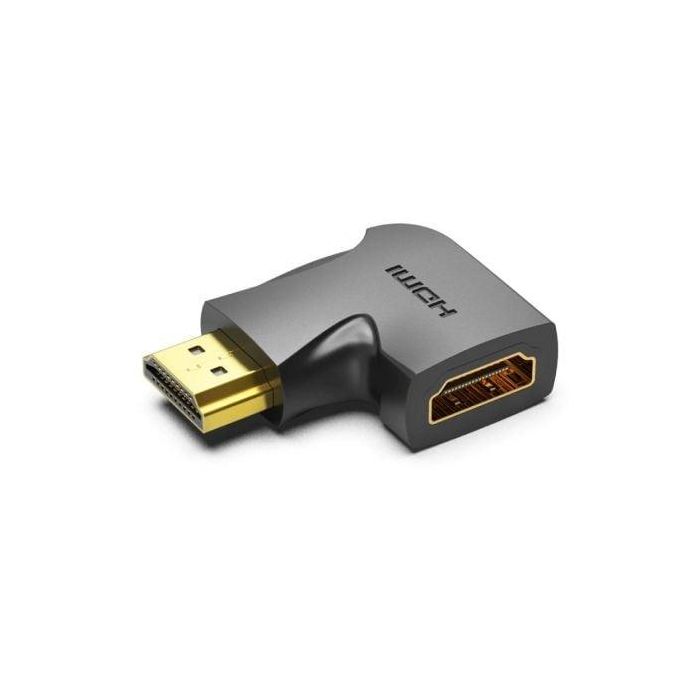 Adaptador HDMI 4K 270º Vention AIQB0-2/ HDMI Macho - HDMI Hembra/ Pack 2 Uds Adaptador HDMI 4K 270º Vention AIQB0-2/ HDMI Macho - HDMI Hembra/ Pack 2 Uds