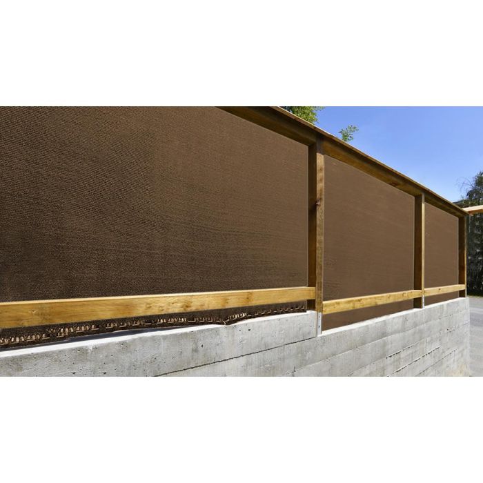 Malla de ocultacion premium marrón 1x5m fun&go 1 Malla de ocultacion premium marrón 1x5m fun&go 1