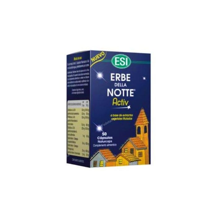 TREPATDIET-ESI Erbe Della Notte Activ 50Cap. Suplemento Natural para Dormir con Valeriana y Pasiflora