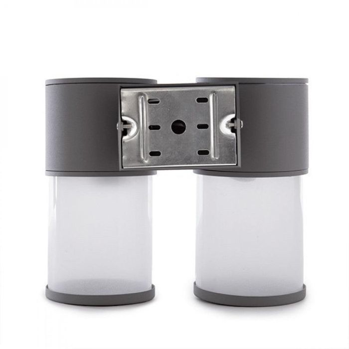 Aplique de Pared IP65 (Sin Lámpara) E27 Ø108Mm Gris Madison HO-WLIP65-E27-108-103 1