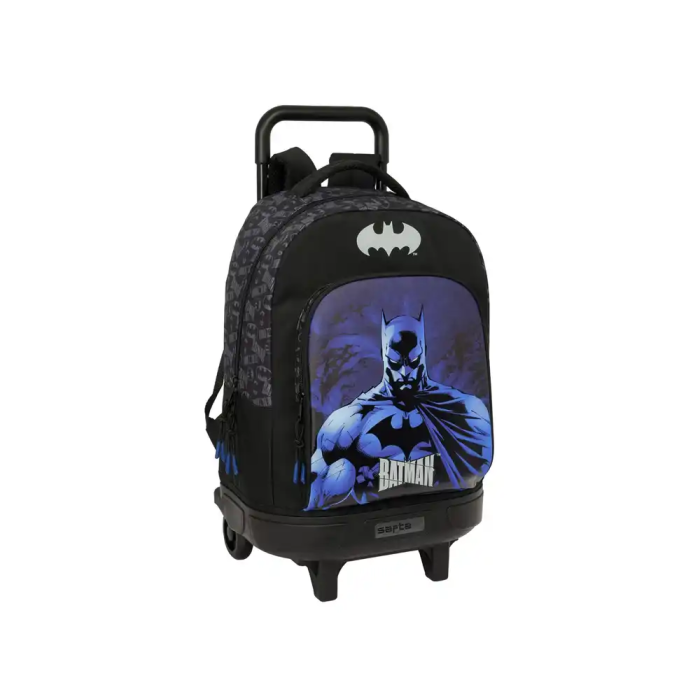 Safta Mochila Escolar Grande con Ruedas Compact Extraible Batman 450x330x220 mm 0 Safta Mochila Escolar Grande con Ruedas Compact Extraible Batman 450x330x220 mm 0
