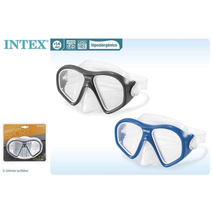 Intex Gafa de Buceo Reef Rider Silicona para Mayores de 14 Años (Modelos Surtidos) 4