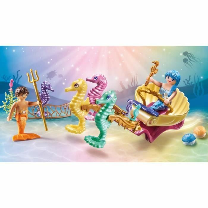 PLAYMOBIL 71500 Carro con sirenas y caballitos de mar 4