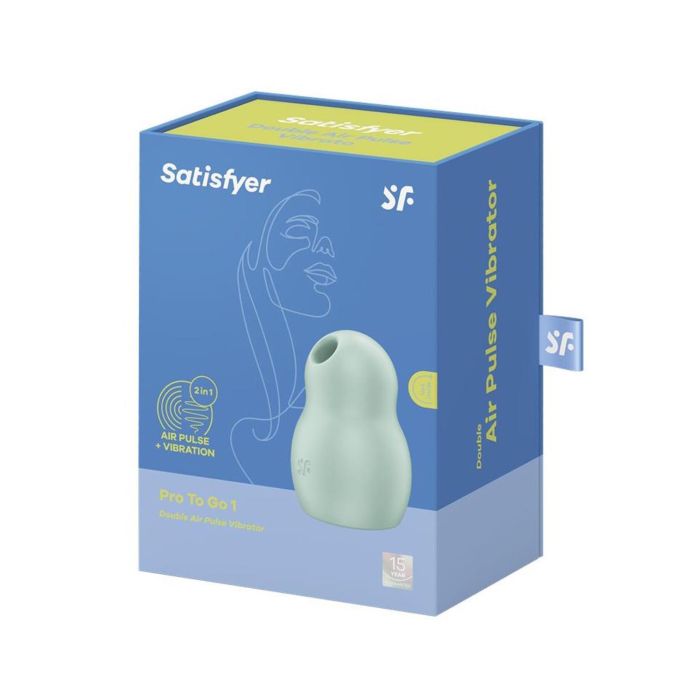 Satisfyer Pro to go 1 vibrator double air pulse menta