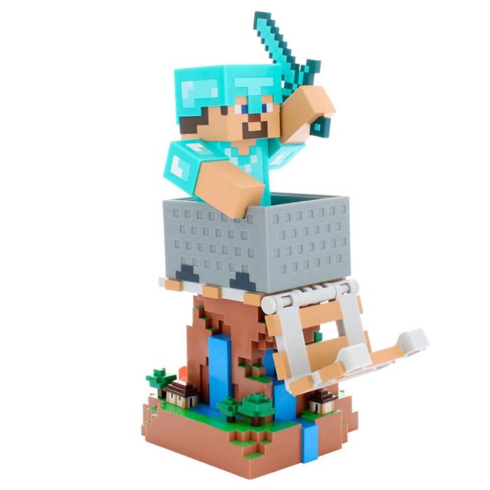 Cable Guy soporte sujecion Diamond Steve Minecraft 20cm 5