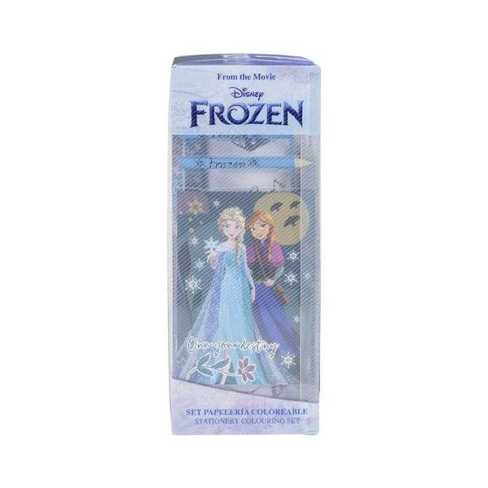 Set papelería coloreable frozen 1