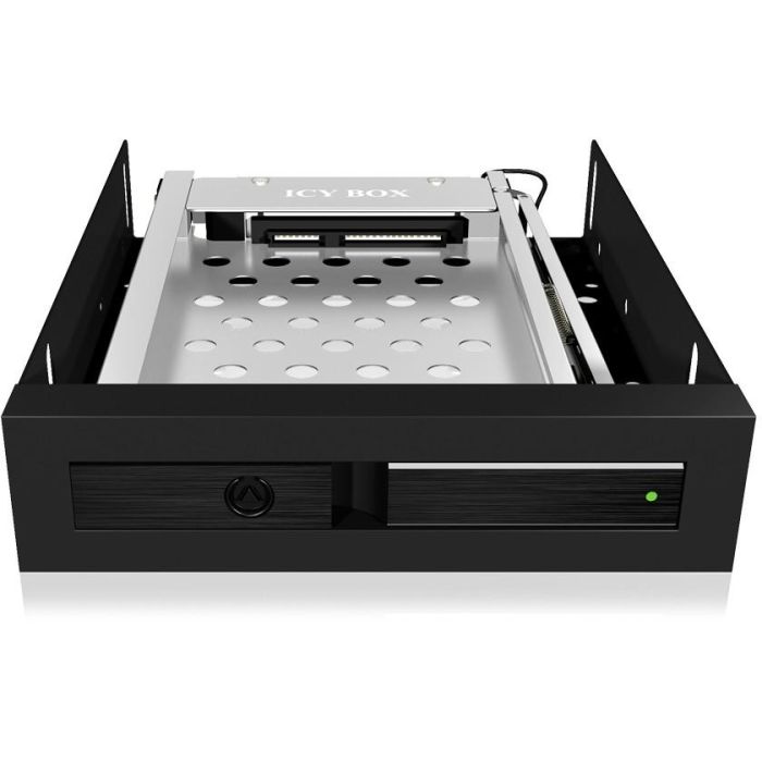 Wechselrahmen. 1xSATA 2.5" zu 1xSATA Host. trägerlos. für 3.5" Schacht ICY BOX 4