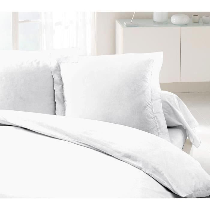 LOVELY HOME Juego de 2 fundas de almohada 100% algodón 63x63 cm blanco LOVELY HOME Juego de 2 fundas de almohada 100% algodón 63x63 cm blanco