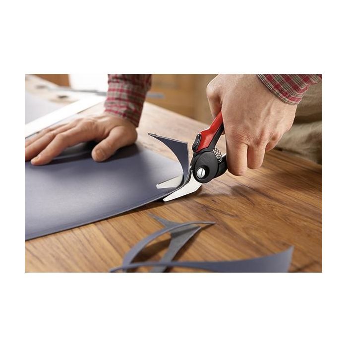 BESSEY D48A-2 Combi-Schere Abgewinkelt Cizalla Ángulada para Metal Derecho 190mm 1