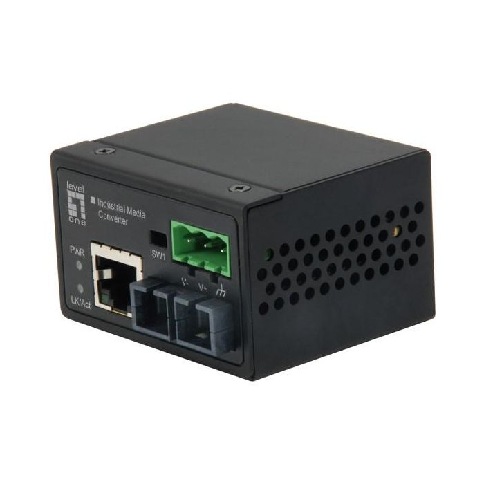 Level One IEC-4001 Convertidor de medios 10/100TX a 100FX SC Multimodo 2km
