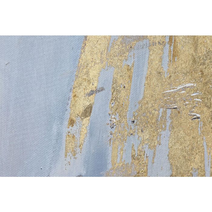 Lienzo Home ESPRIT Gris Turquesa Dorado Veleros Mediterráneo (2 Unidades) 2