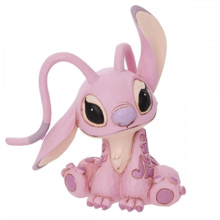 Enesco Figura Disney Stitch y Angel Miniatura Decorativa Coleccionable