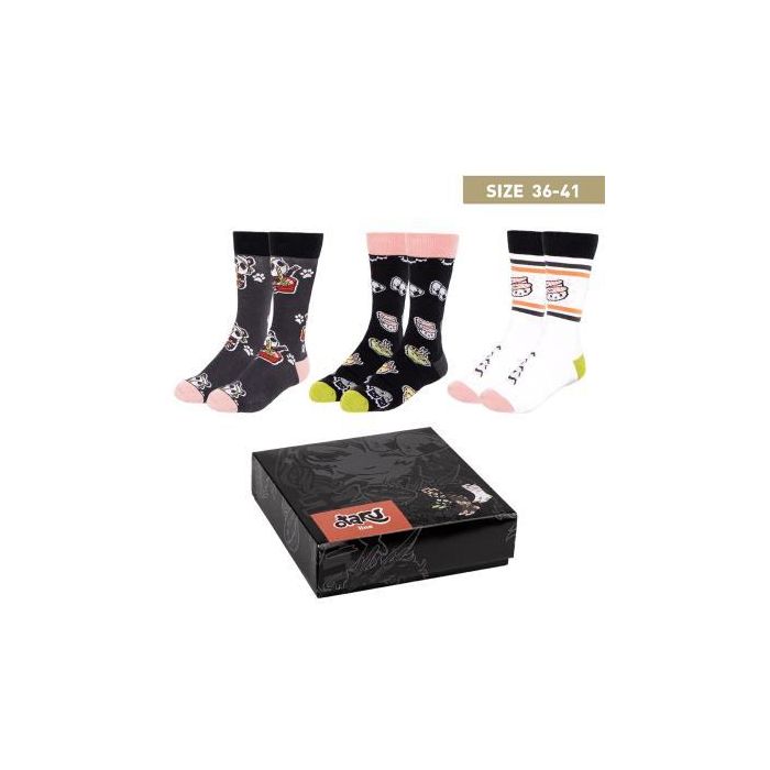 Pack Calcetines 3 Piezas Otaku Talla Pack Calcetines 3 Piezas Otaku Talla