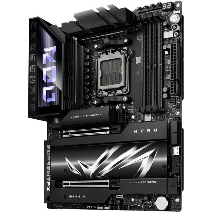ASUS ROG CROSSHAIR X870E HERO AMD AM5 ATX DDR5 Placa Base PC con Wi-Fi 7 y 2.5G/5G Ethernet 6 ASUS ROG CROSSHAIR X870E HERO AMD AM5 ATX DDR5 Placa Base PC con Wi-Fi 7 y 2.5G/5G Ethernet 6
